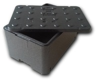 Čierny polystyrénový box FB250 - Termobox 48L
