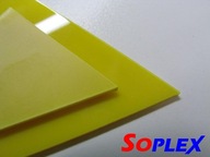 2050x730x 2mm žltý HIPS polystyrén 200x73 cm FV