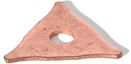 Hviezdičkový trojuholníkový hrot na tmeliacej podložke