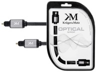 TOSLINK OPTICKÝ KÁBEL KRUGER&MATZ KM0319 - 1m TOSLINK OPTICKÝ KÁBEL KRUGER&MATZ KM0319 - 1m