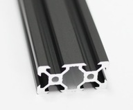 Hliníkový profil V-Slot Black 20x40x500mm Hliníkový profil V-Slot Black 20x40x500mm