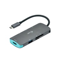 i-tec USB-C kovová nano dokovacia stanica HDMI+USB+SD