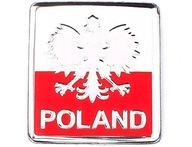 ZNAK ORLA POĽSKÁ VLAJKA ZNAK 3D NALEPENÝ ZNAK ORLA POĽSKÁ VLAJKA ZNAK 3D NALEPENÝ