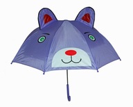 Detský dáždnik s UŠAMI, fialový MEDVEĎ