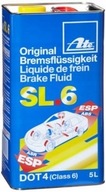 Brzdová kvapalina ATE SL6 ABS ESP 5L DOT 4 Brzdová kvapalina ATE SL6 ABS ESP 5L DOT 4