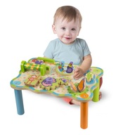 Drevený stolík na aktivity Darček pre bábätko