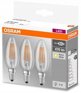OSRAM LED FILAMENT Žiarovky Sviečka 4W = 40W E14