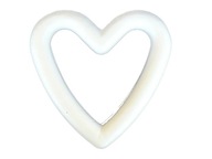 MALÉ SRDCE polystyrénové 15 cm obrys srdca