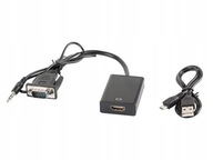 LB CONVERTER ADAPTÉR VGA D-SUB TO HDMI VIDEO+AUDIO LB CONVERTER ADAPTÉR VGA D-SUB TO HDMI VIDEO+AUDIO