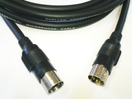 MIDI kábel SHELLER s konektormi DIN5 / DIN5 0,75m