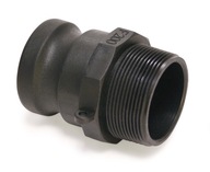Zástrčka Camlock Kamlok typ F GZ 4" samec PP Zástrčka Camlock Kamlok typ F GZ 4" samec PP