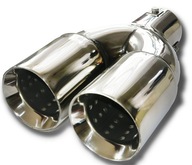 HROT PREkrytia výfuku Tlmič výfuku INOX DVOJRUBOVÝ HROT PREkrytia výfuku Tlmič výfuku INOX DVOJRUBOVÝ