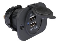 Vstavaný USB port, 12-24 V DC vstup, 5 V výstup Vstavaný USB port, 12-24 V DC vstup, 5 V výstup