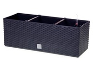 Balkónový box 50cm ratan, zavlažovací systém Balkónový box 50cm ratan, zavlažovací systém