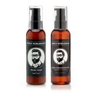 Percy Nobleman Set na starostlivosť o fúzy olej 100 ml + šampón 100 ml Percy Nobleman Set na starostlivosť o fúzy olej 100 ml + šampón 100 ml