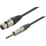 Kábel XLR mikrofónu samice - Jack 6,3 mm mono 3m Kábel XLR mikrofónu samice - Jack 6,3 mm mono 3m