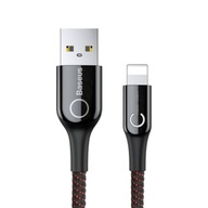 Baseus LED USB Lightning kábel iPhone 1m 2,4A Baseus LED USB Lightning kábel iPhone 1m 2,4A