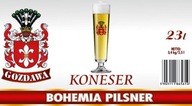 GOZDAWA KONESER BOHEMIA PILSNER 23L 3,4kg pivo