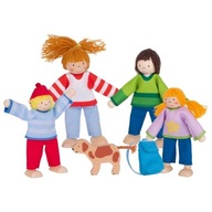 Hračky pre deti Drevené bábiky na prázdniny