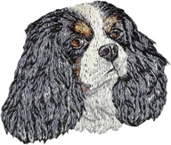 Nášivka s výšivkou Cavalier King Charles Spaniel Nášivka s výšivkou Cavalier King Charles Spaniel