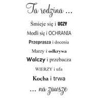 Nápis na stene This Family... Loves and Lasts - 193 Nápis na stene This Family... Loves and Lasts - 193