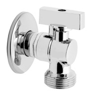 Guľový ventil 1/2"x3/4" s rozetou a kovom Guľový ventil 1/2"x3/4" s rozetou a kovom