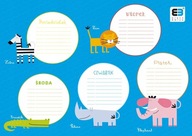 A4 B&B Kids plán lekcií so zvieratami