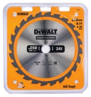 DeWALT pílový kotúč na drevo 250mm 30mm 24z DT1956 DeWALT pílový kotúč na drevo 250mm 30mm 24z DT1956