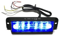 VÝSTRAŽNÁ KONTROLKA 6 LED STROBE MODRÁ BLIKÁ VÝSTRAŽNÁ KONTROLKA 6 LED STROBE MODRÁ BLIKÁ