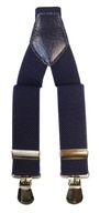 Tmavo modré unisex podväzky v krabičke - 2,5 cm X3 Tmavo modré unisex podväzky v krabičke - 2,5 cm X3