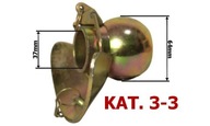 ZÁVĚSNÁ GUĽA 64x37x12mm S GOLÍROM KAT. 3 ZÁVĚSNÁ GUĽA 64x37x12mm S GOLÍROM KAT. 3