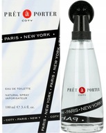COTY PRET A PORTER WOMEN EDT 100ml pokrčený COTY PRET A PORTER WOMEN EDT 100ml pokrčený