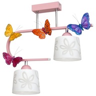 Luster, závesné stropné svietidlo pre dievčatko, BUTTERFLY 2, do detskej izby Luster, závesné stropné svietidlo pre dievčatko, BUTTERFLY 2, do detskej izby