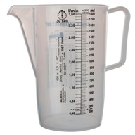 Kalibračný pohárik rozprašovacia odmerka 1800ml Kalibračný pohárik rozprašovacia odmerka 1800ml