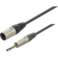 Audio kábel XLR samec - Jack 6,3mm 15m