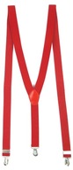 Červené úzke unisex traky v krabičke 2,5 cm X2 Červené úzke unisex traky v krabičke 2,5 cm X2