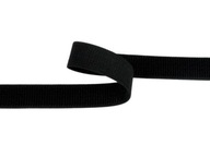 Páska na suchý zips, elastická 25mm, čierna Slučka 5m