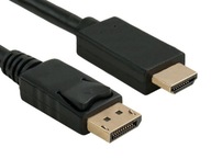 Adaptér konvertora DisplayPort na HDMI DP kábel 1,8 m