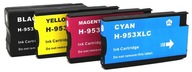 4x atrament pre HP 953 OfficeJet Pro 7740 8210 8710 XL 4x atrament pre HP 953 OfficeJet Pro 7740 8210 8710 XL