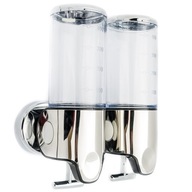 DÁVKOVAČ MYDLA TEKUTÉ ŠAMPÓN NA STENY 2x500 ml CHROM. DÁVKOVAČ MYDLA TEKUTÉ ŠAMPÓN NA STENY 2x500 ml CHROM.