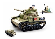 BLUBAN BLOCKS TANK M4 SHERMAN / T40/M9 MILITARY 463