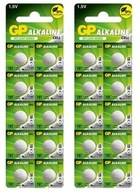 20ks alkalických gombíkových batérií AG8 LR55 191 20ks alkalických gombíkových batérií AG8 LR55 191