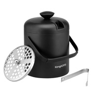 KonigHoffer LUGO vedro na chladenie ľadu 1,3 l + kliešte MAT BLACK KonigHoffer LUGO vedro na chladenie ľadu 1,3 l + kliešte MAT BLACK