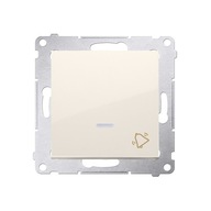 Simon 54 Premium KRÉMOVÉ LED PRSTEŇOVÉ TLAČIDLO Simon 54 Premium KRÉMOVÉ LED PRSTEŇOVÉ TLAČIDLO