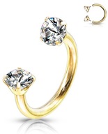 PODKOVY NA UŠIE OBOČIE PREPÁTKA NA PRY TRAGUS 1,2/8/3mm PODKOVY NA UŠIE OBOČIE PREPÁTKA NA PRY TRAGUS 1,2/8/3mm