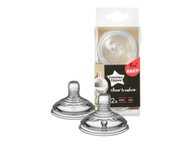 Cumlíky TOMMEE TIPPEE na fľašu krúp X2 Cumlíky TOMMEE TIPPEE na fľašu krúp X2
