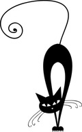 Samolepka na stenu CAT mačky mačky 62 x 100 cm Samolepka na stenu CAT mačky mačky 62 x 100 cm