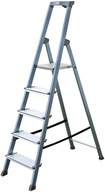 Eloxovaný hliníkový rebrík Pro Krause Securo 5