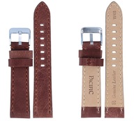 Hrubý kožený remienok na hodinky 20MM hnedá niť Hrubý kožený remienok na hodinky 20MM hnedá niť