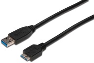 0,25 m microUSB 3.1 USB kábel pre externý disk